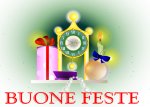 Buone Feste Clock