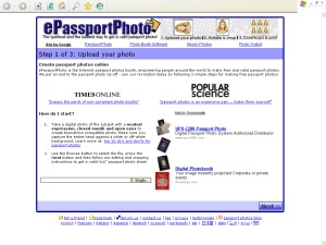 Il sito creatore online di foto per passaporto.